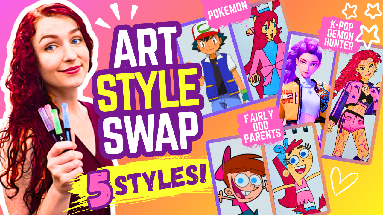 I Turned Myself Into 5 Cartoon Styles