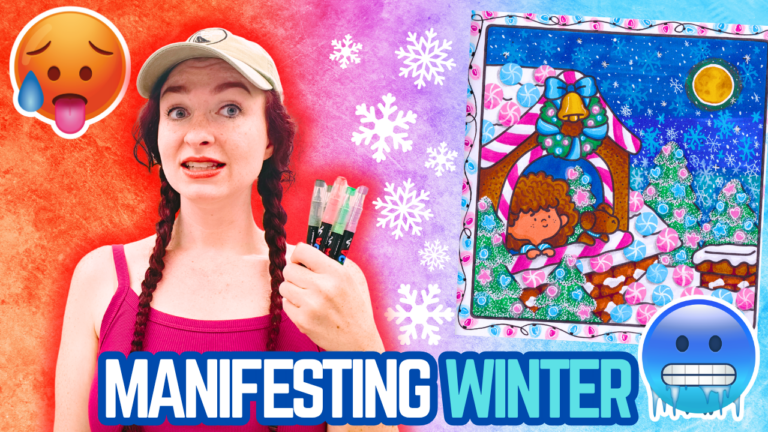 Coloring Christmas Pages Because It’s Too Hot Outside🥵🎄