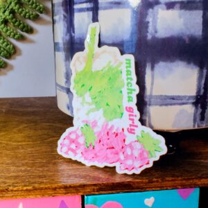 Matcha Girly Sticker
