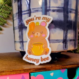Honey Bee Sticker (Matte)