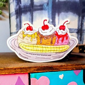 Banana Split Sticker
