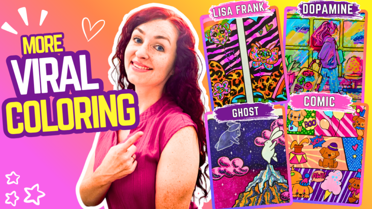 Trying the Most Satisfying Viral Coloring Trends